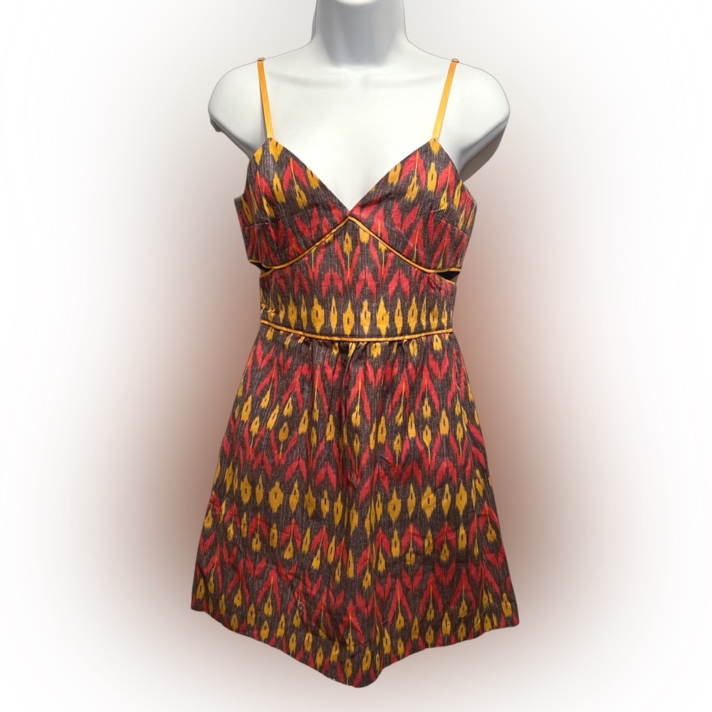 Dolce Vita Aztec print cutout dress